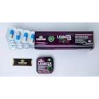 كبسولات لينوزا بلس الزرقاء والبيضاء مع العبوة الأصلية وكارت الضمان