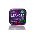 غطاء عبوة لينوزا بلس المعدنية يوضح فوائد سد الشهية وحرق الدهون المخزنة