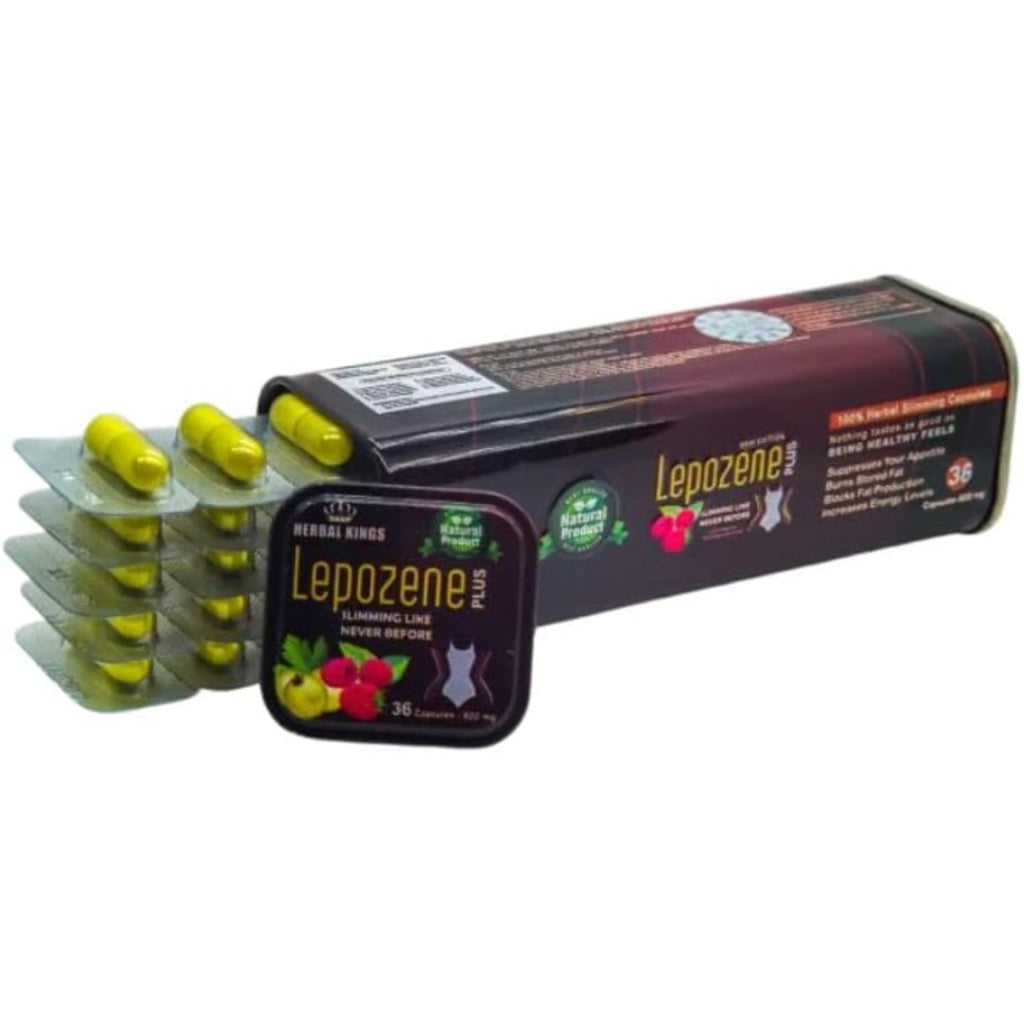 تفاصيل علبة ليبوزين بلس 36 كبسولة بتركيز 600 مجم لسد الشهية