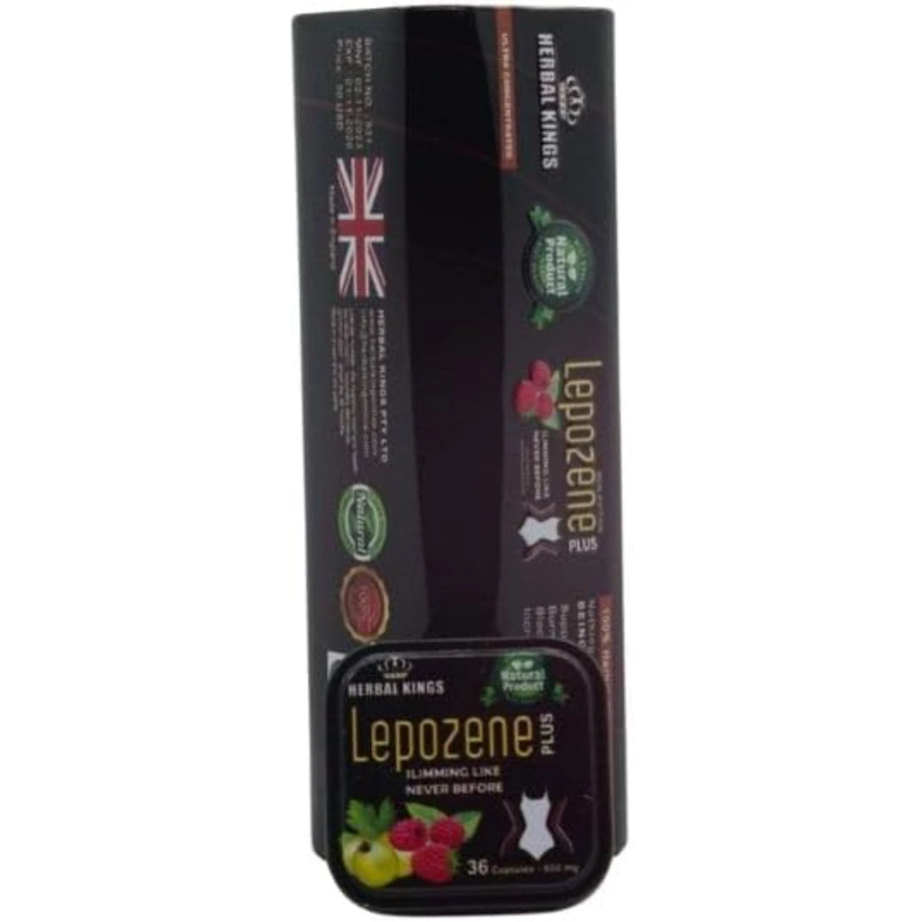 عبوة ليبوزين بلس الأصلية صنع في إنجلترا مع الغطاء وشعار الشركة