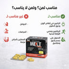 لمن يناسب مكمل ميلت فات برنر ومن لا يناسبه حسب نمط الحياة وأهداف التخسيس