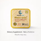 ميزو أورال مكمل غذائي وليس دواء – النتائج قد تختلف من شخص لآخر