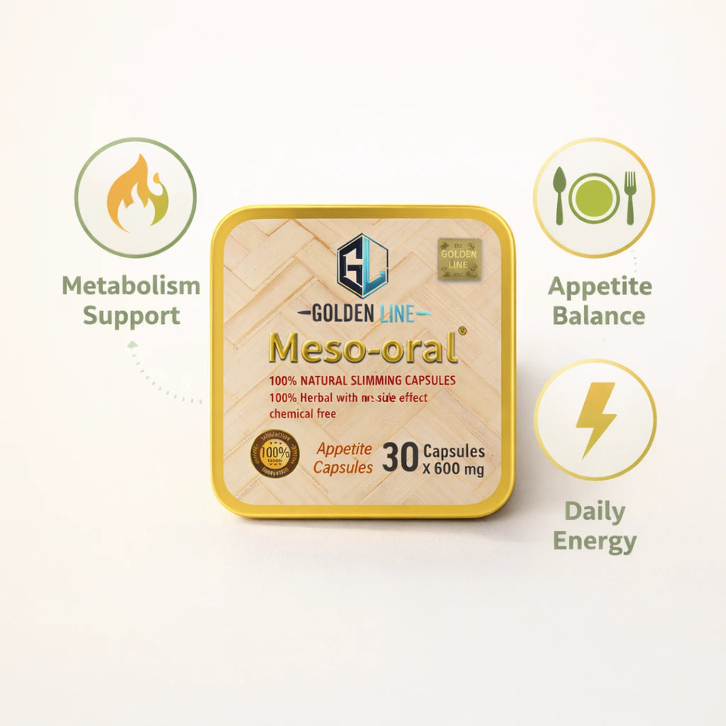 فوائد كبسولات ميزو أورال – دعم التمثيل الغذائي وتقليل الإحساس بالجوع والطاقة اليومية