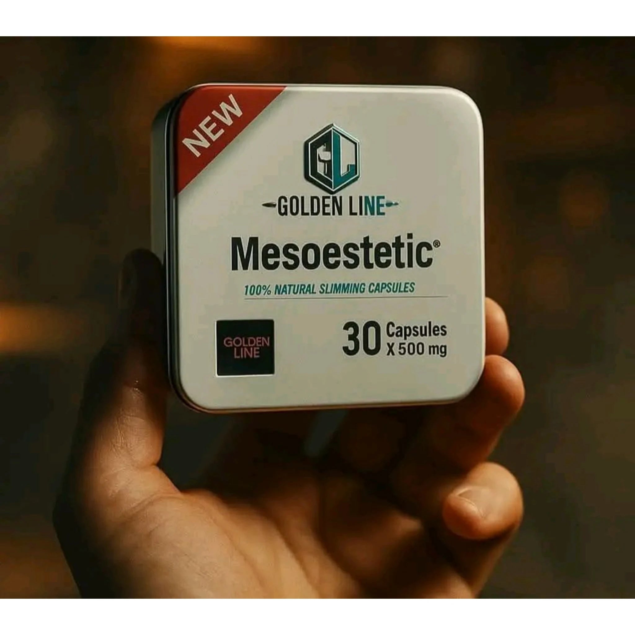 كبسولات ميزوستاتيك جولدن لاين الأصلية للتخسيس ونحت القوام